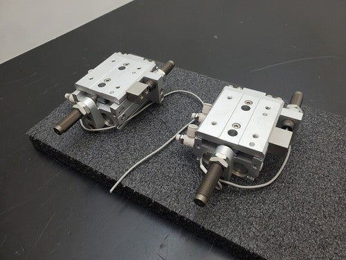 2x TPC NLCD20-20S-W8H Air Slide Pneumatic Linear Table Actuator 20mm Stroke