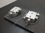 2x TPC NLCD20-20S-W8H Air Slide Pneumatic Linear Table Actuator 20mm Stroke