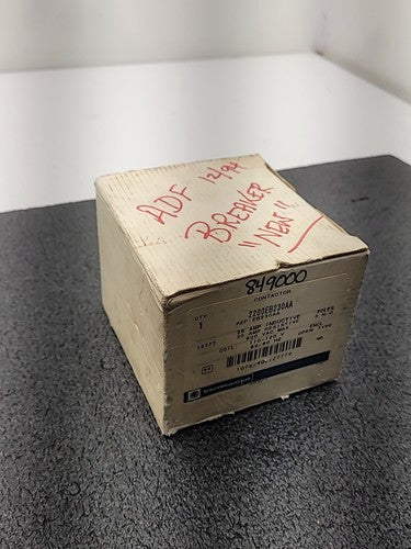 Telemecanique 2200EB230AA Contactor EB230AA 110-120V Coil 3 Pole N/O 600VAC Max
