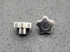 Lot of  22x Stainless Steel 316 SS Five Point Star Hand Knob 50mm/M8 592595