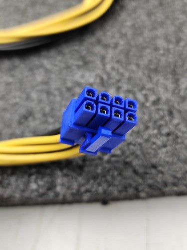 Supermicro CBL-PWEX-1028 Power Extension Cable 30cm Lot of 6 Blue Connectors