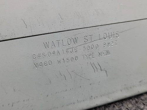 Pair Watlow Strip Band Plate Heater Heating Element Type M V460 1500W 16"x4"