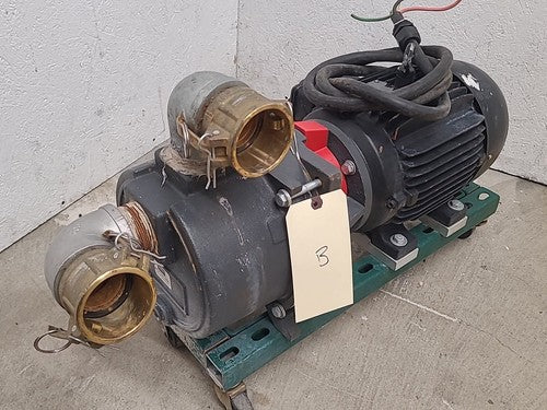Dayton 2" Self Priming 3P704A Booster Sprinkler Pump WEG 5HP Electric Motor B