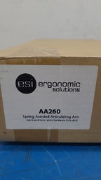 ESI Ergonomic Solutions AA260 Spring Assisted Articulating Keyboard Arm