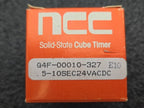 NCC National Controls Solid State Cube Timer Q4F-00010-327 5-10 Sec 24VAC/DC