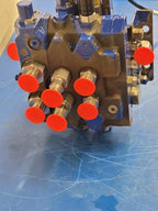 Lot of 2x Parker VLP244-30A Pulsar Stackable Valve w/ Manual Control (one lever)