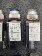 Allen Bradley 800MR-Q24S Series D Pilot Light Indicator Lamp Lot Mixed Colors