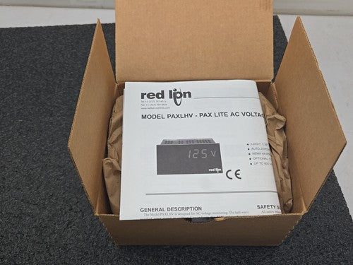 Red Lion PAXLHV Pax Lite AC Voltage Monitor Digital Panel Meter 600 VAC LED