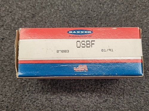Banner Engineering Omni-Beam OSBF Photoelectric Sensor Head 27083 Glass Fiber