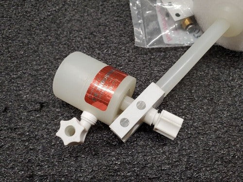 RK Industries Chemical Tank Plastic PTFE Float Valve RK-FTV 1/4" input output