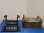 Stainless Steel 30 Plate Heat Exchanger 15"x9"x6" 1.25" Ports w/Mounting Braket