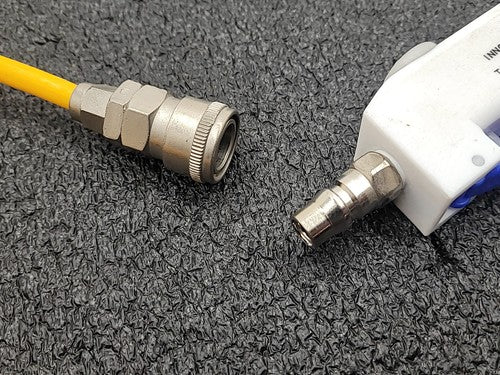 Innotech TA-N2-1000 Nitrogen Spray Gun Assembly with Yellow Coiled Hose