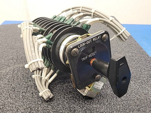 Electroswitch Lock Out Relay 9 Stack 125VDC Rotary Switch 7808D Series 24 LOR