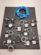Lot 8 of Festo Electro Pneumatic Solenoid Valve Manifold Robot Control 24VDC