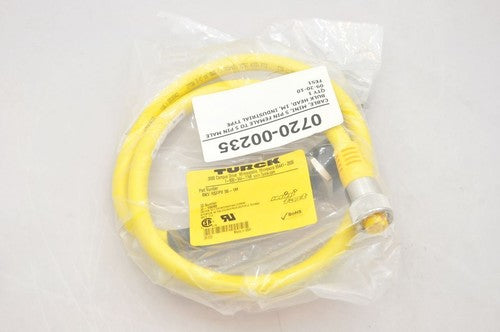 Turck RKV RSFPV 56-1M Mini Fast 5 Pin Cable Male/Femal NEW