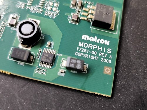 Matrox MOR4VDE/84 Morphis Y7281-00 PCIe Analog Video Capture Frame Grabber Card