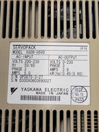 Yaskawa ServoPack Servo Motor Drive SGDB-05VD 1/2HP w/ JUSP-OP03A SCM Tech 80