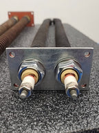 3x Industrial Tubular Finned U Type Air Heating Elements Ceramic Insulators 15"
