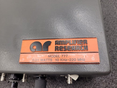 Amplifier Research Model 777 10kHz - 220MHz Solid State Leveling Preamplifier