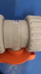 Stubbe FA15-05518 DN25 1" Plastic Ball Valve PP PTFE EPDM Adjustable Handle
