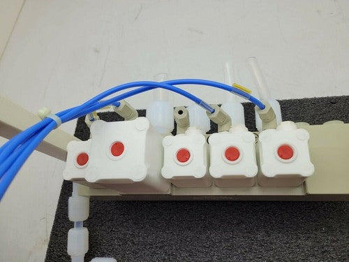 Gemu 5 Valve Diaphragm Shutoff Manifold Valve Air Open Spring Close PN4 PP "B"