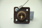 Leviton Single-Pole Female Receptacle, Brown, 5/8" ID
