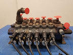 Parker Pulsar Hydraulic 6 Valve Manifold Block VPL244 C-00670 Solenoid Control B