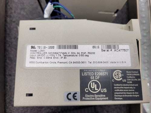 STI Light Curtain Set 2 Controllers 5 Curtain Pairs MC47-20 Series 34" 25" 17"