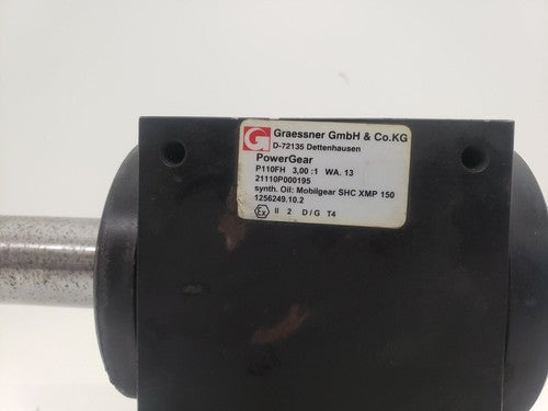 PowerGear P110FH High Performance Right Angle Bevel Gearbox 3:1 24mm IN 28mm Out