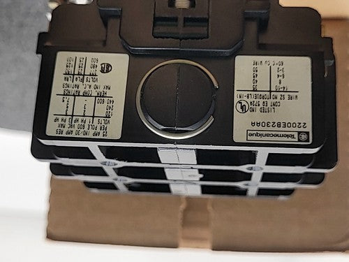 Telemecanique 2200EB230AA Contactor EB230AA 110-120V Coil 3 Pole N/O 600VAC Max