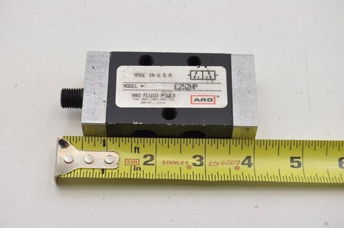 ARO E252HP 2 Position 3 Way Side Ported 1/4" Port Pneumatic Valve