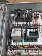 Hoffman Control Cabinet IDEC FA-3S PLC Numatics 3 Solenoid Valve ABB Contactors