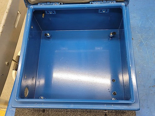 Hoffman Blue Steel Electrical Enclosure Junction Box Locking Gasket Seal 12x12x7
