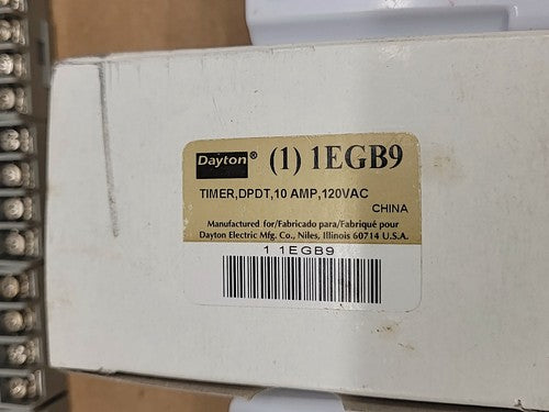 12x Dayton 5X830F Solid State Time Delay Relay On-Delay Timer with Socket Mounts