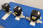 Lot of 3 Gemu Typ 630 Diaphragm Valve Pneumatic Actuated DN 25 PN10 DA32 PP EPDM