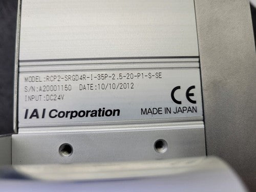 IAI RCP2-SRGD4R Robo Cylinder Guided Linear Actuator With Servo Motor Controller