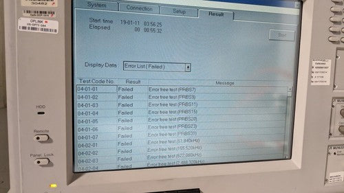 Anritsu MP1632C Digital Data Analyzer 3.2 Gb/s BERT MU163220C MU163240C Op 01 03