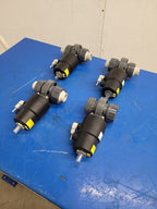 Lot of 4x Gemu Typ 410 Pneumatic Butterfly Valve DN 25 PN Air Open Spring Close