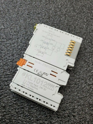 Beckhoff KL1012 2x Digital Input Terminal Module 0.2ms filtertime 24VDC KL 1012