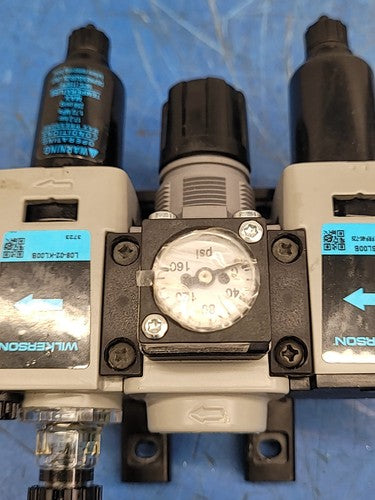 MAC 65A-SA1-DAAJ-1KD Solenoid Valve Manifold Wilkerson Pneumatic Filter Lot of 3