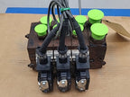 Danfoss 11166838 Hydraulic Stack Control 3 Valve Manifold w/ Manual Levers V4