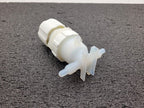 Entegris Fluoroware 201-97-01 2-Way Manual Diaphragm Valve 1/4" Flaretek Fitting