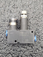 Lot 3x Pisco RVUM4-4 LRMA-QS-6  Inline Pressure Regulator Reducing Valve Gauge