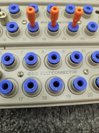 Lot of 5x SMC Multiconnector 20 Port In / Out, Mostly 4mm