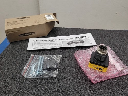 Banner OPBT2QD Omni-Beam Power Block Sensor DC Input 27095 Photoelectric