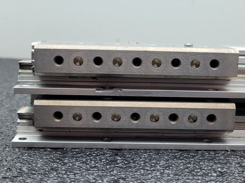 Lot of 2x FESTO SLG-18-275-YSR-A SA-208432 Linear Drive Air Actuator says: leaks