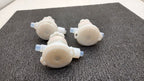 Lot of 3x Furon Pneumatic High Purity Manual Screw Valve UPM2-F812-MT 1104583