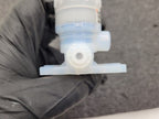 SMC LVQ20-Z07N-9 High Purity Pneumatic Diaphragm Valve 80PSI NC 1/4" Flate PFA