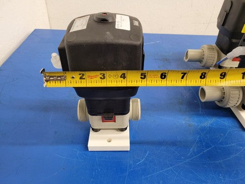 Lot of 3 Gemu Typ 630 Diaphragm Valve Pneumatic Actuated DN 25 PN10 DA32 PP EPDM