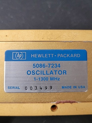 HP Hewlett Packard 5086-7234 Oscillator 5086-7235 Amplifier Detector RF 1300MHz